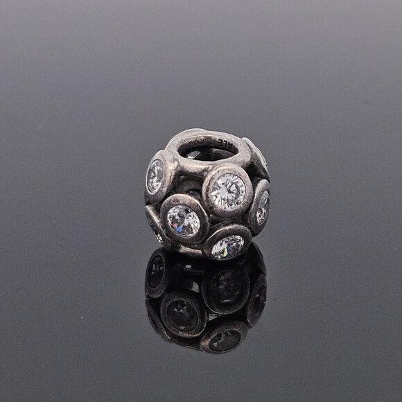 Pandora 925 Sterling Silver Clear Whimsical Lights Crystal Bead Charm - Picture 6 of 7